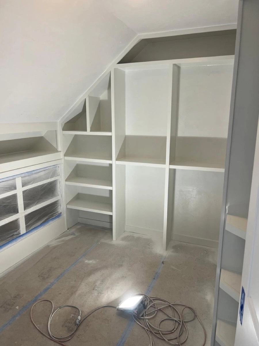 Drywall and carpentry work